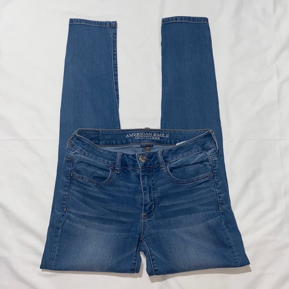 American Eagle Outfitters Stretch Jegging Sz 8 30 inch inseam - Picture 6 of 12